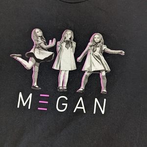 Megan - The Evil Doll Movie Black Tshirt Medium Unisex